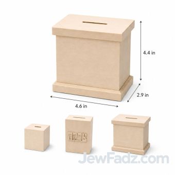 Wall-Hanging or Floor-Standing Decorate Your Own Preassembled Tzedakah Box