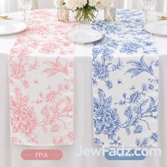 Jadore Table Runners – Blue & Pink