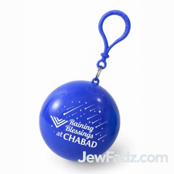 "Raining Blessings at Chabad" Ponchos