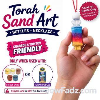 Torah Sand Art Bottle™ – Yom Tov Friendly!