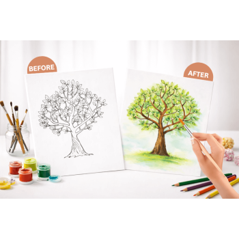 Tree Canvas 8x10 Inches