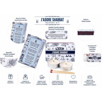Jadore Shabbat Neshek Kit - PREORDERS! - Arriving in August