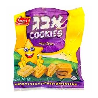 Liebers Aleph Bais Cookies, 1 Oz