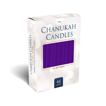 Regular Purple Chanukah Candles - Single