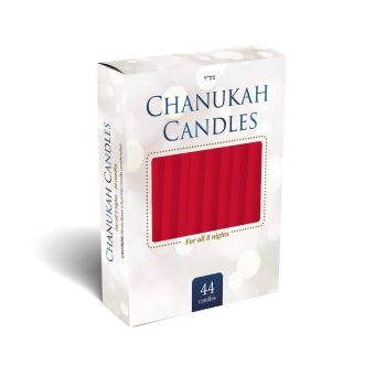 Regular Red Chanukah Candles - Single