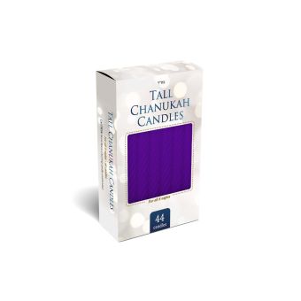 Taller Purple Chanukah Candles