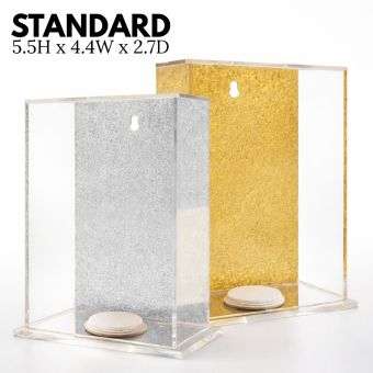 Lucite Wall-Hanging or Free Standing Acrylic Tzedakah Box - without logo