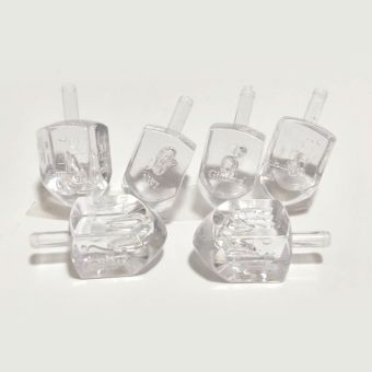 Clear Plastic Dreidel