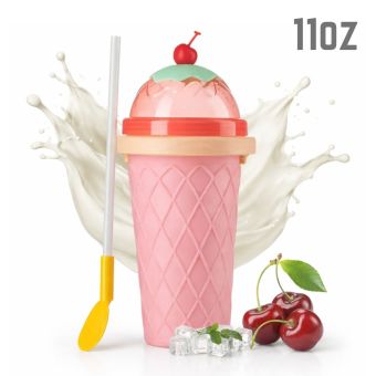 Pink 11oz Ice Cream Cup - FREE SHIPPING