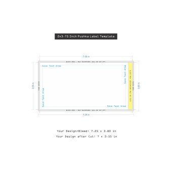 Custom Printed Pushka Labels 2x4 - Apply by yourself to the Tzedaka Box