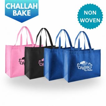 Nonwoven - Challah Bake Tote Bags