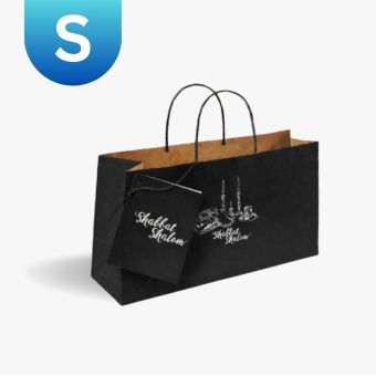 Small - Shabbat Shalom Gift Bag w/ Card 
