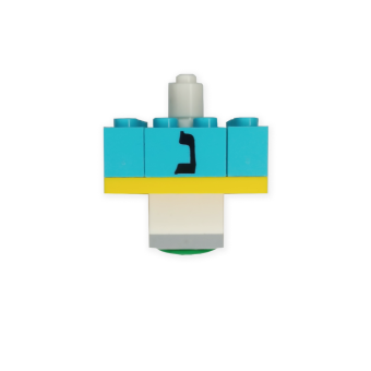 Build Your Own Lego-like Blue Dreidel