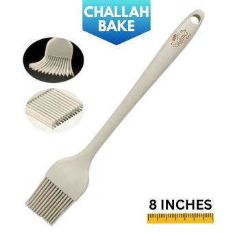NEW! Beige w/ Brown Logo - Challah Bake Silicone Egg Brush