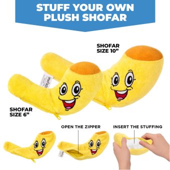 Build / Stuff  your Own Plush Shofar - YOM TOV FRIENDLY