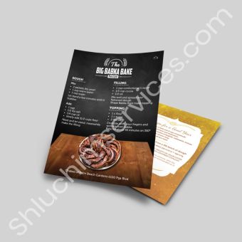 Babka Bake Recipe Card Design