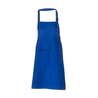 Blank Blue Cotton Aprons Adult