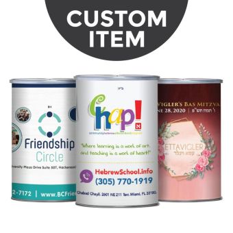 NEW! 3x5 Pre-Labeled Standard Custom Pushka Charity Boxes