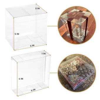 Clear Packaging Box Set for Washing Cup Presentation  