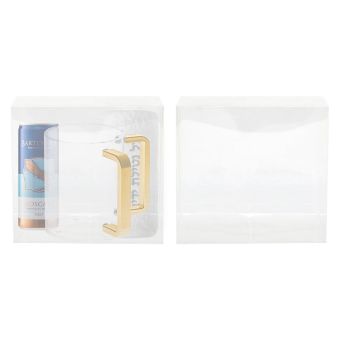 5.9" Square Clear White Gift Packing Box - Good for Washing Cup & Tzedakah Box