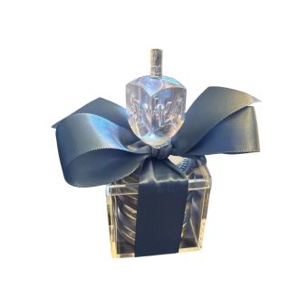 Lucite-Style Acrylic Dreidel – Clear