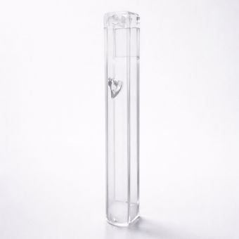 Clear Plastic Mezuzah Case 