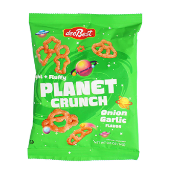 DB Planet Crunch Onion Garlic – 0.5oz Bag