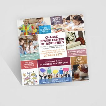 Programming at Chabad Flyer Design