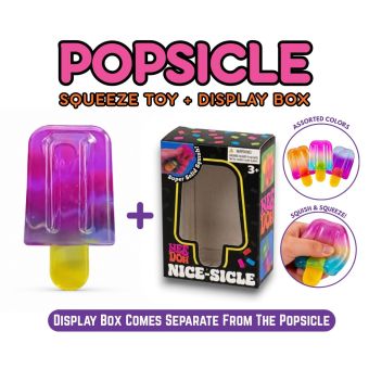 Needoh Popsicle Squeeze Toy (No Logo) + Display Box (with Logo)