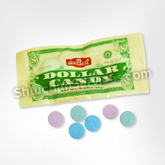 Individually wrapped DOLLAR CANDY