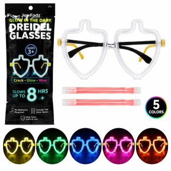 Dreidel - Glow in the Dark Glasses - COMING SOON!