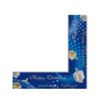 Lunch Napkin - Chanukah Dreidel - (40 per pack)