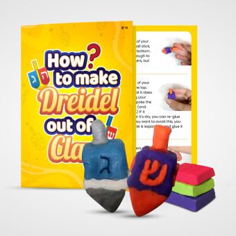 Dreidel Out of Clay - Clay & Instructions