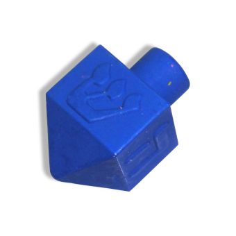Individually Wrapped Blue Dreidel Crayons - Bags of 50