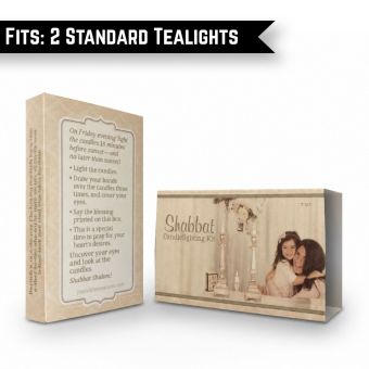 Empty Traditional Neshek Box for 2 Standard Tealights