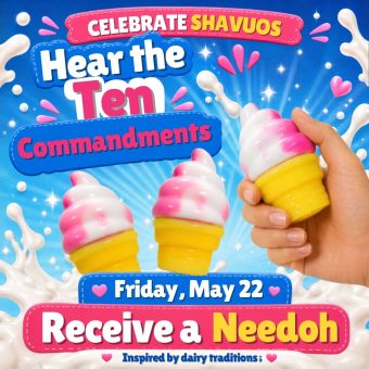 NeeDoh Ice Cream Squeeze Toy - PREORDER ONLY – Orders Ship After Shavuos