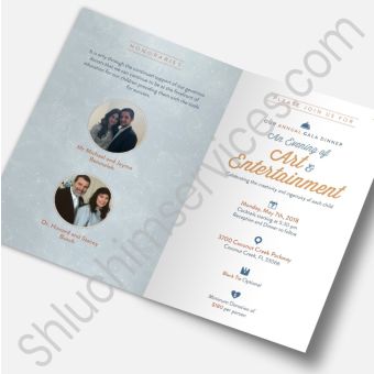 Gala Dinner Invitation Design