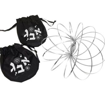 Aleph Beis Gimmel Grey / Silver Magic Flow Springs