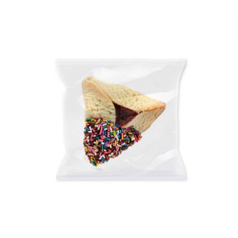 Individually Wrapped Colorful Sprinkles Hamantashen (Min: 25)