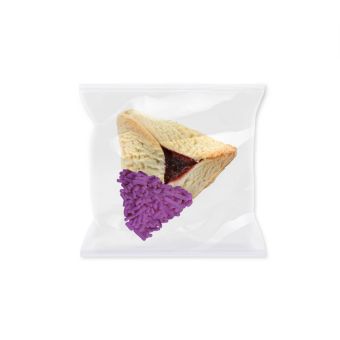 Purple Sprinkle Hamantashen - Indiv. wrapped (Min: 25)