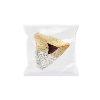 White Sprinkle Hamantashen - Indiv. wrapped (Min: 100)