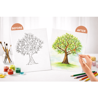 Tree Canvas 8x10 Inches