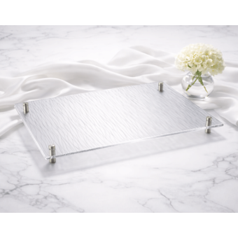 Acrylic Challah Tray – Fire Retardant 11x16 