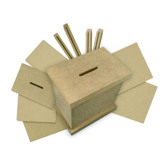 DIY Tzedakah Box Craft Kit – Good for Wall Hanging or Floor Standing