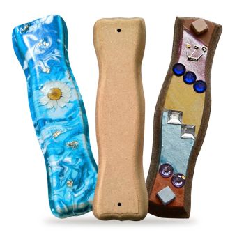New! Narrow Decorate Your Own Wooden Mezuzah Case