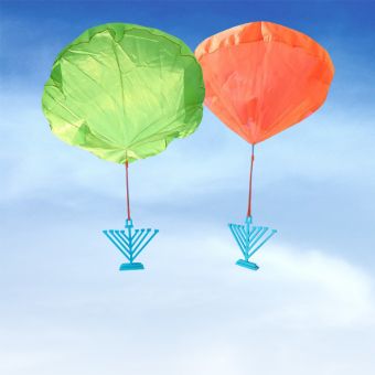 Menorah Parachute for Gelt Drops - Ships from Nevada