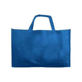 Non-Woven Challah Bake Tote Bag in Blue without Writing
