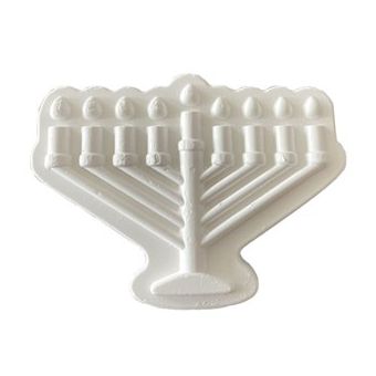 Plaster Menorah with Magnet in Bulk