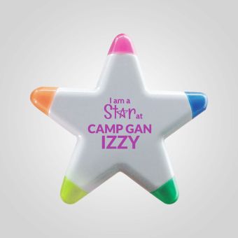 I am a Star at Camp Gan Izzy Highlighter CLEARANCE - DRYING OUT