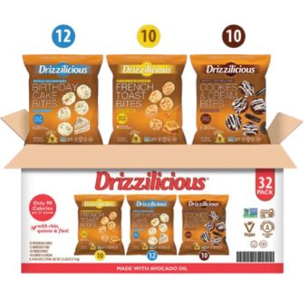 Drizzilicious Mini Rice Cakes Variety Pack - 0.74oz per Pack